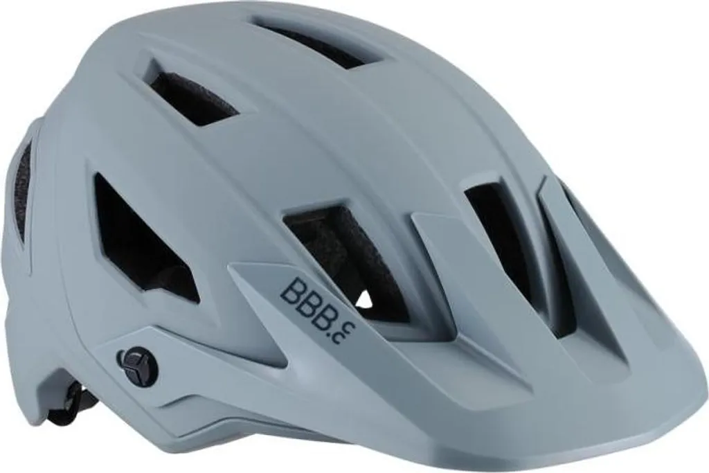 Casque VTT BBB Shore L Gris Mat : Protection sans Pression 59-62 cm In-Mold