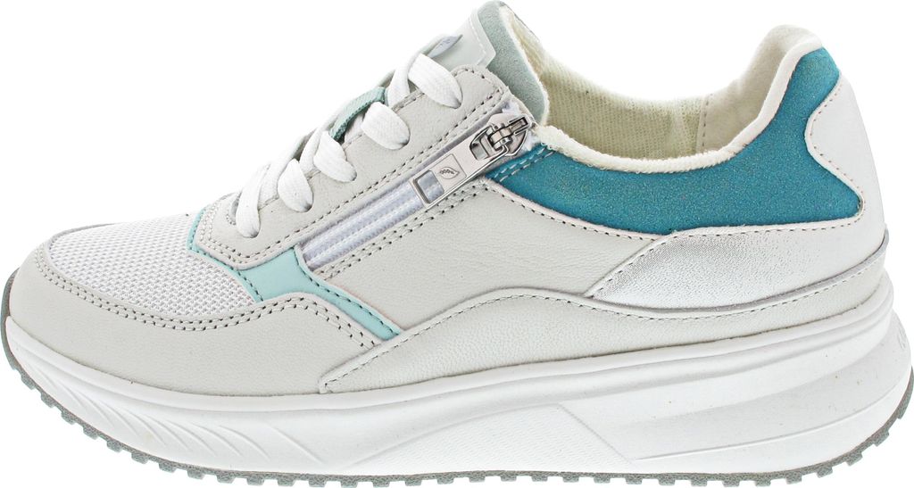 Waldläufer H-Mara sportlicher Schnürer Beige in Gr. 40.5