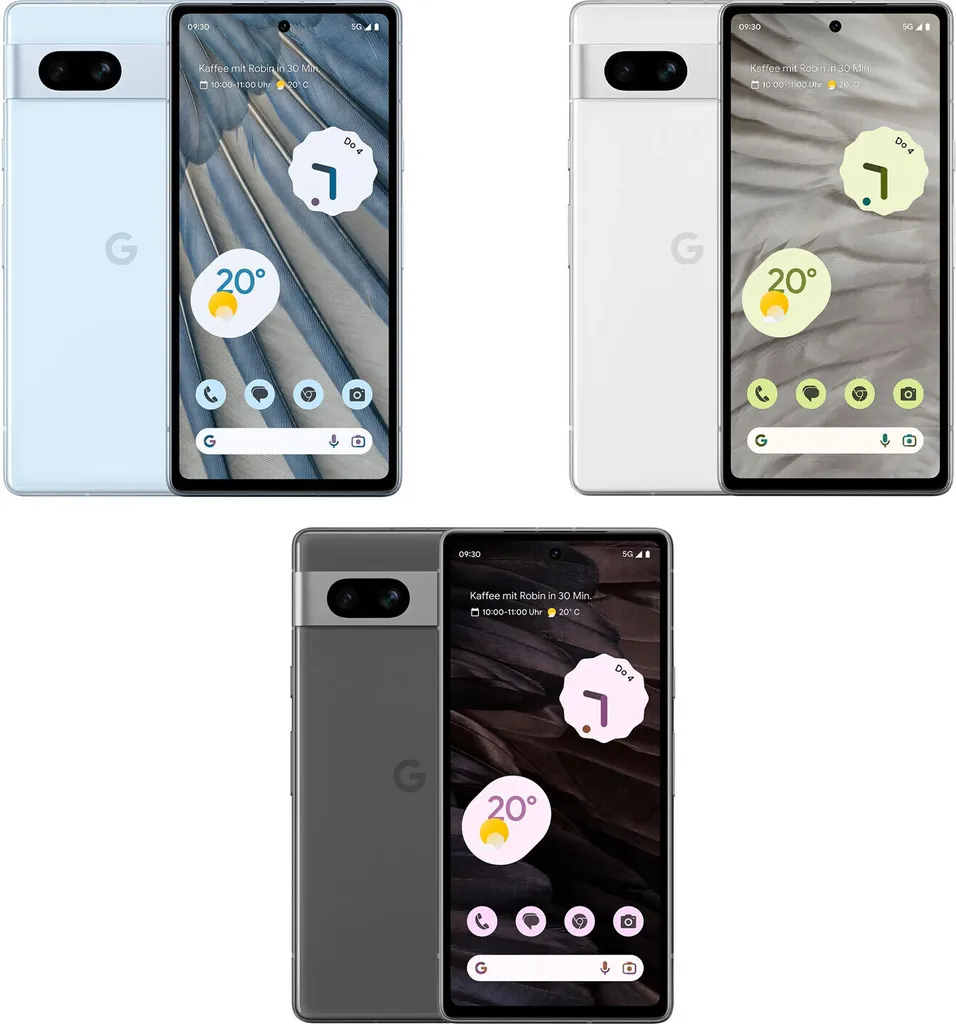 Smartphone Google Pixel 7a 128GB Charcoal avec Appareil Photo Expert