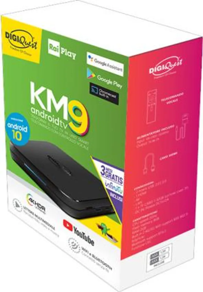 Digiquest KM9 Nero Wifi Ethernet - 3