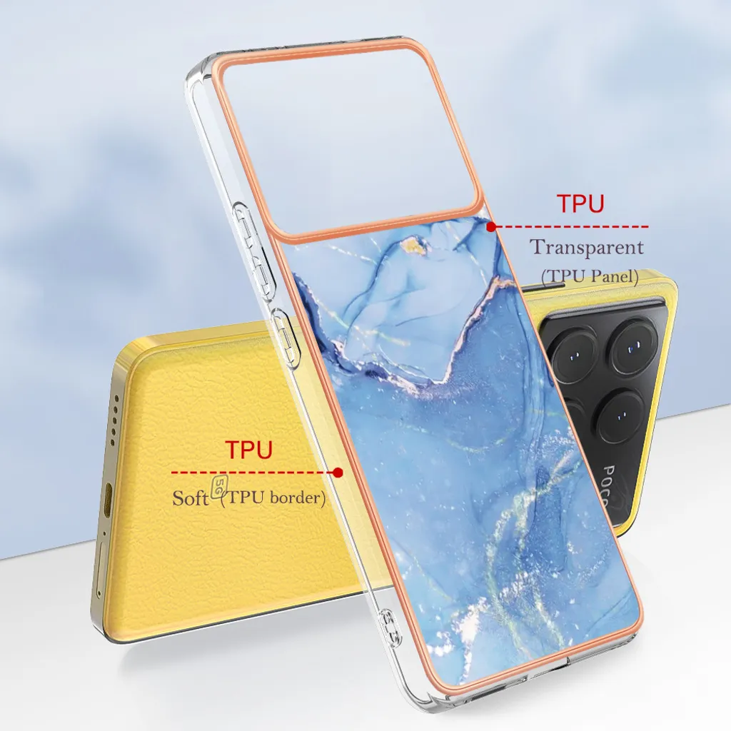 Cresee Custodia Trasparente Per Xiaomi Poco X6 Pro 5G – TPU Sottile Antiurto Con Angoli Rinforzati - 3