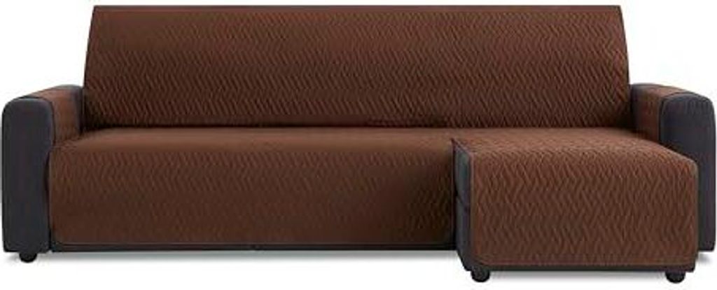 Bestcovers Teflon Wasserdichtes Sesselüberwürf Sesselschoner Schonbezug Sofabezug (Braun, 240cm Right)