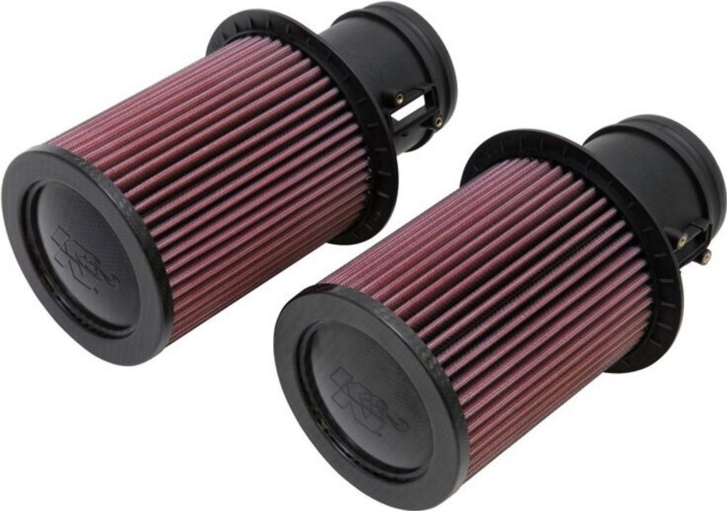 K&N E-0669 Hochleistungsluftfilter für AUDI R8 Coupe (422, 423) Langzeitfilter Rund