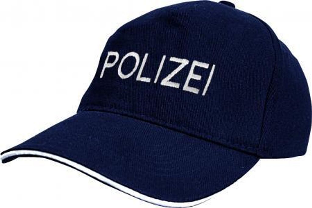 Baseballcap mit Stick - Polizei - 68400 dunkelblau