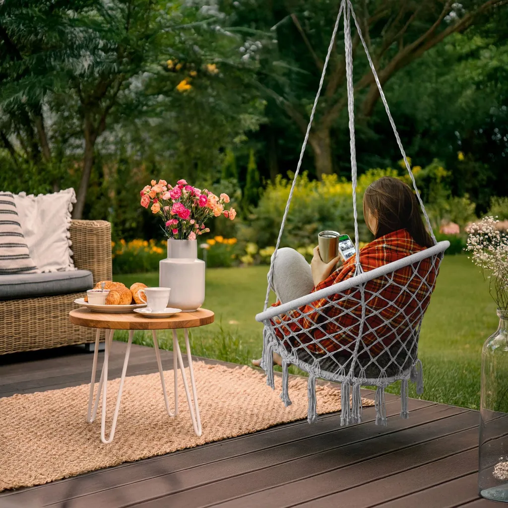 Fauteuil suspendu de relaxation intérieur et extérieur pour balcon - 4