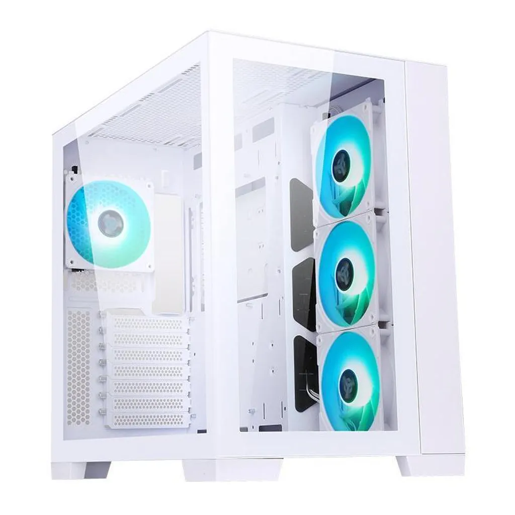 Boîtier PC itek ITGCADCAGW Tour Blanc ATX avec USB Type-C et USB 3.2