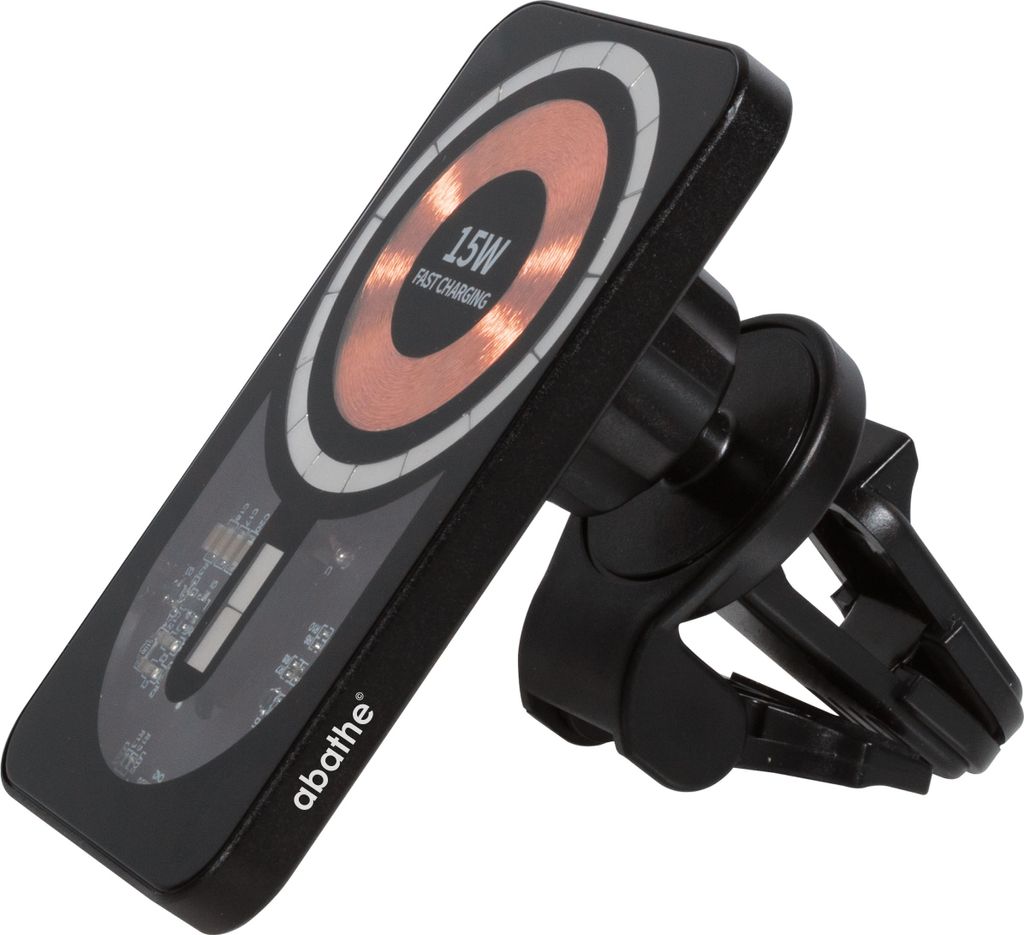 abathe 3in1 Wireless Charger transparent car - 15W schnelles, magnetisches, drahtloses Ladegerät für iPhone Serie 14/13/12.