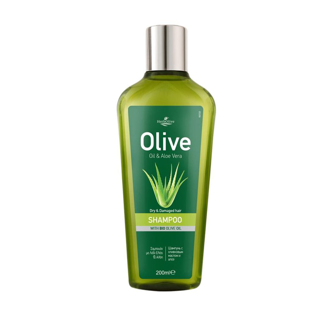 Herbolive Olivenöl & Aloe Vera Shampoo – für trockenes und Produktbild 
