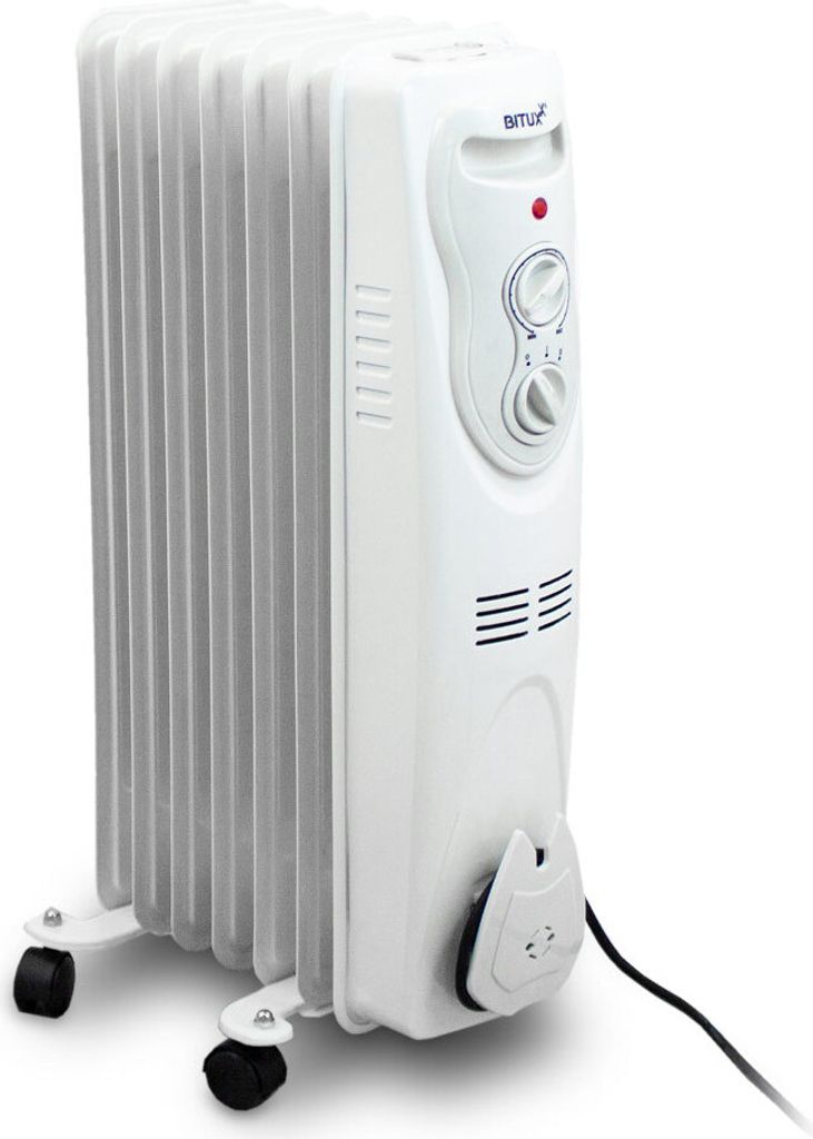 Bituxx Elektrischer Ölradiator 1500 Watt 7 Rippen MS-18805