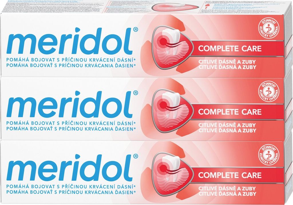 MERIDOL Komplette Pflege 3x 75 ml Produktbild 