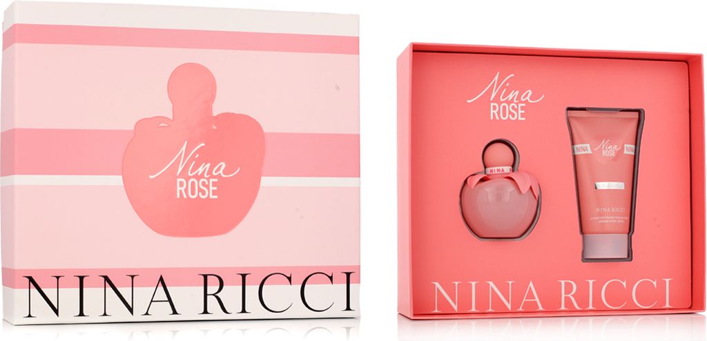 Edt Spray 50ml/Body Lotion 75ml Nina Ricci Nina Rose Les Produktbild 