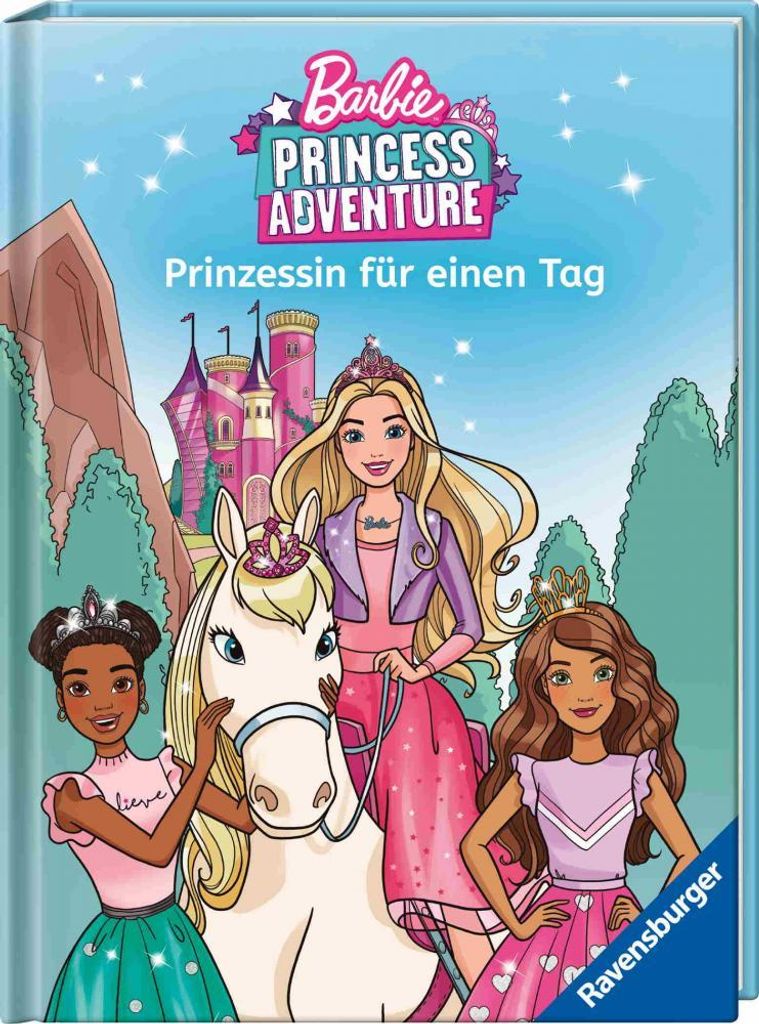 Ravensburger Buch Barbie Princess Adventure Prinzessin für einen Tag zum Lesenlernen 49855