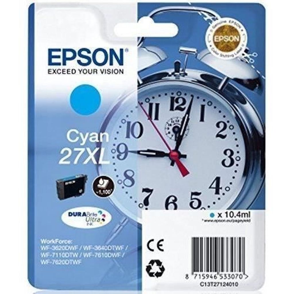 Patrone Epson 27 cyan                                  Produktbild 