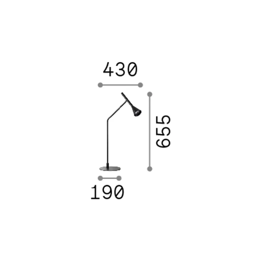 Fini la fatigue oculaire avec la lampe de bureau LED Diesis Metal 3000K