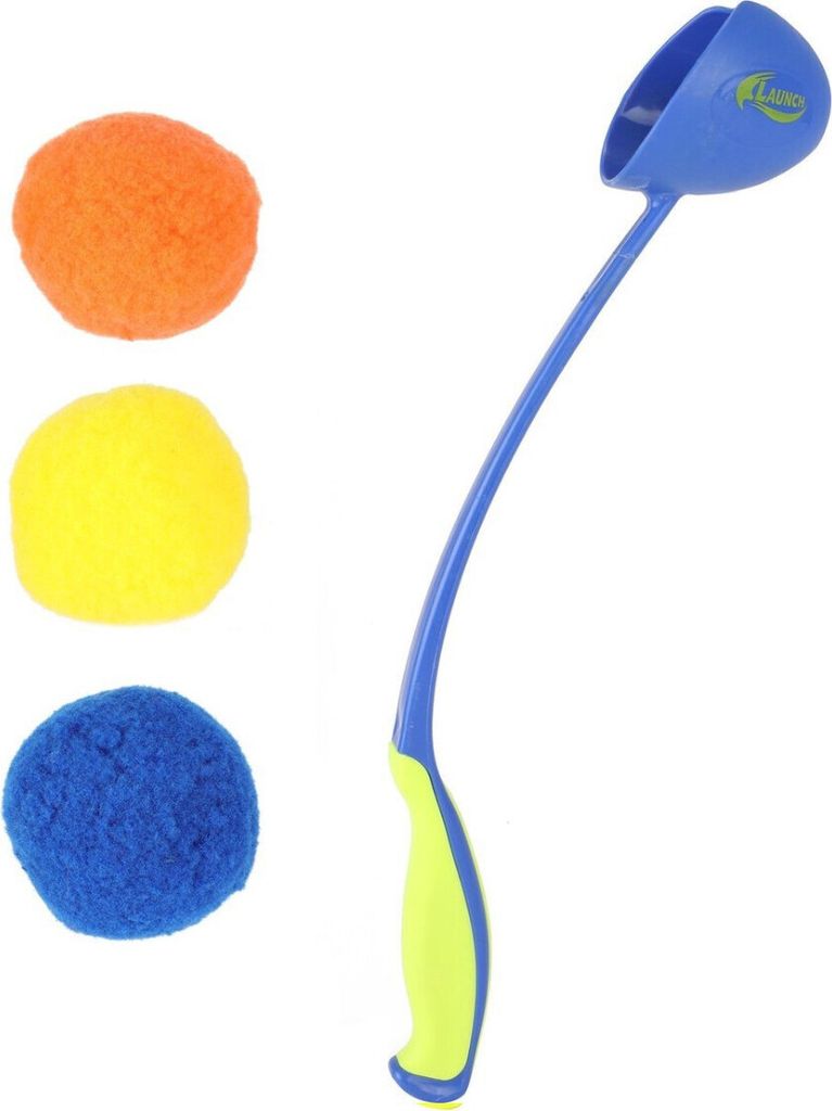 Toi-Toys - SPLASH Splashbälle - 3 Stück inkl. Ballschleuder Wasserbomben Wasserbälle blau