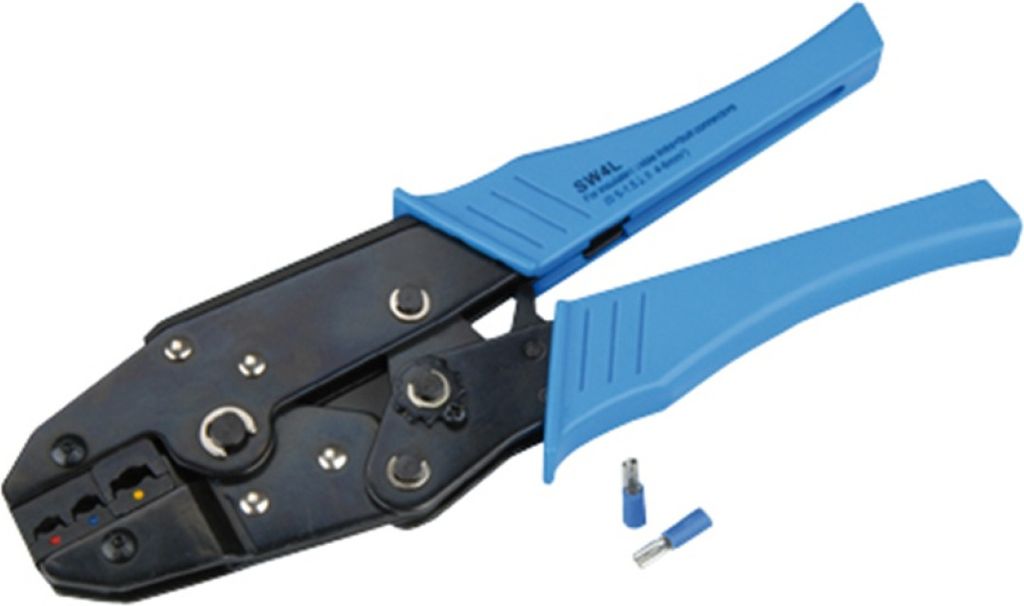 UNITEC Kabelschuh-Crimpzange sw/bl