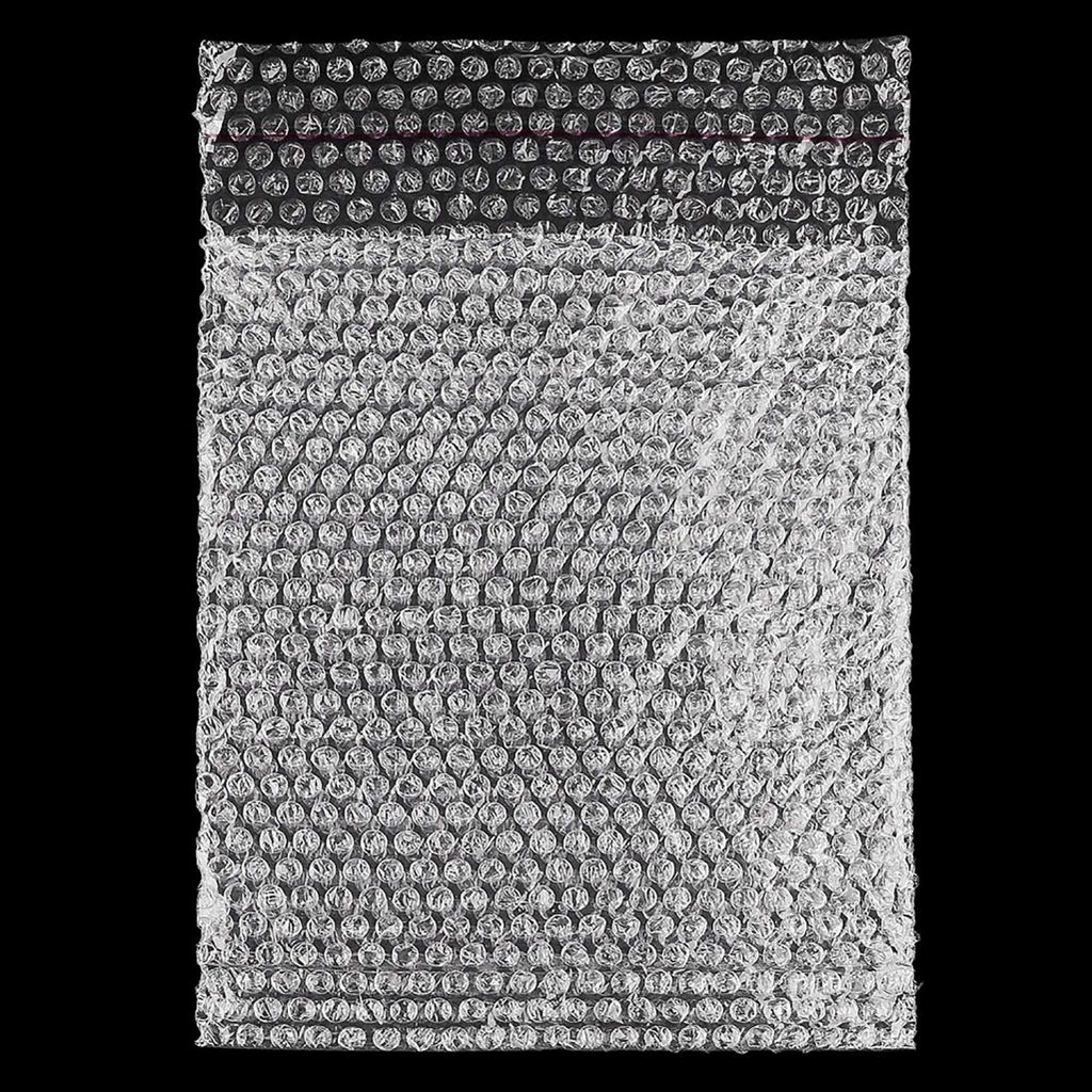 100 Luftpolsterbeutel mit selbstklebender Klappe transparente Polsterbeutel Schutzbeutel Versandmaterial Verpackung 16 x 20 cm