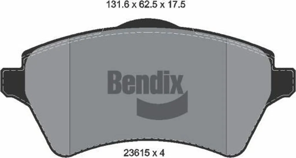 Stop Bruits de Freinage avec Plaquettes Bendix BPD1332 Freelander LR021899
