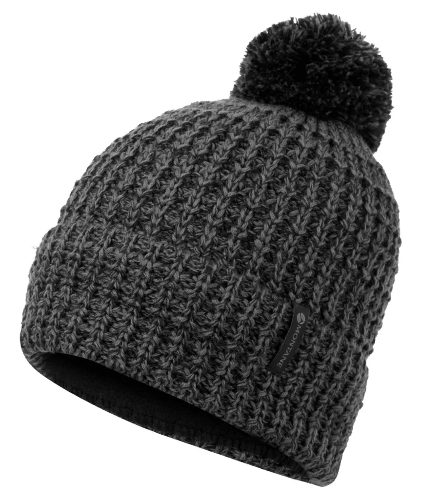Bonnet chaud pour trekking Montane Nev gris - Protection oreilles hiver