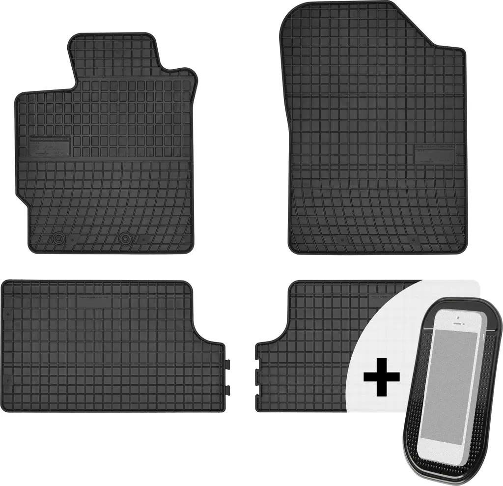 Set Tappetini Auto Gomma Toyota Yaris 2011-2018 | Antimacchia e Sicuri