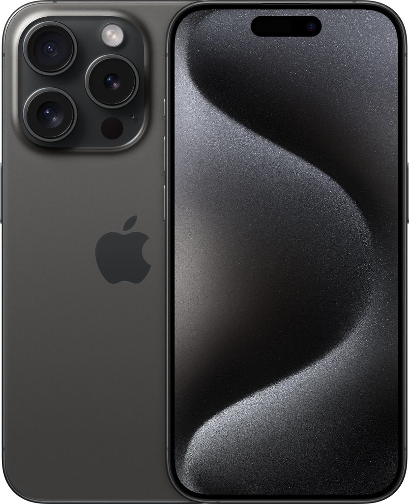 Apple iPhone 15 Pro 6.1" 512GB Titanium Schwarz Produktbild 