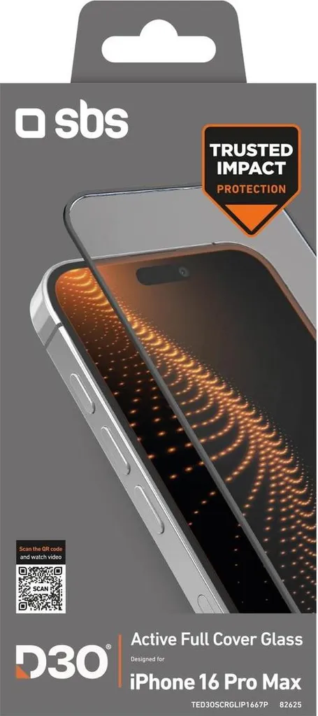 Vetro SBS D3O iPhone 16 Pro Max: Resistente ai Bambini e alle Cadute - 2