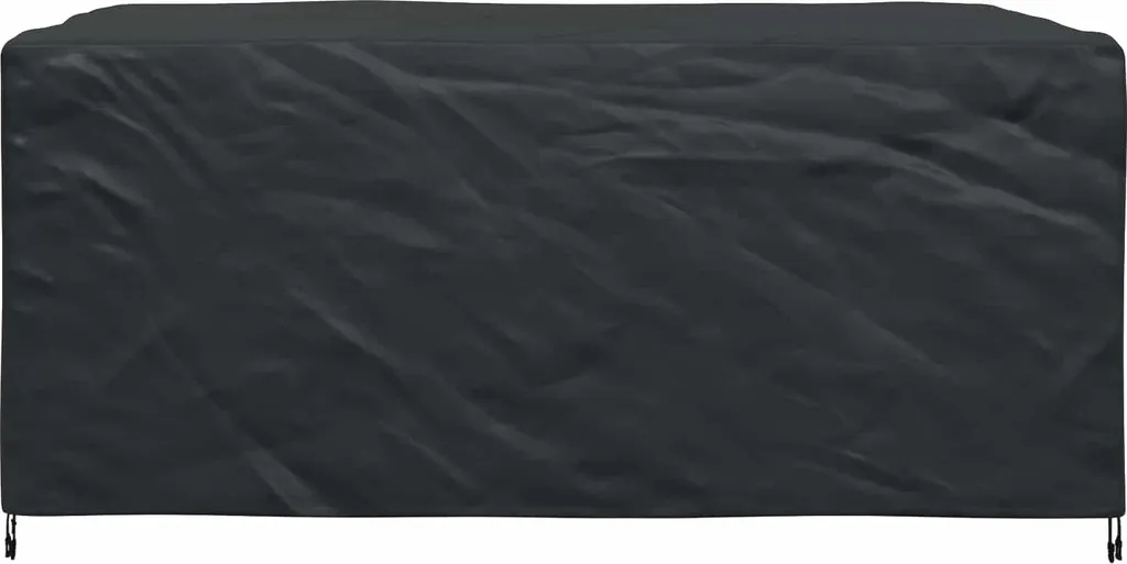 vidaXL Copertura per mobili da giardino nera 240 x 180 x 100 cm 210D - 4