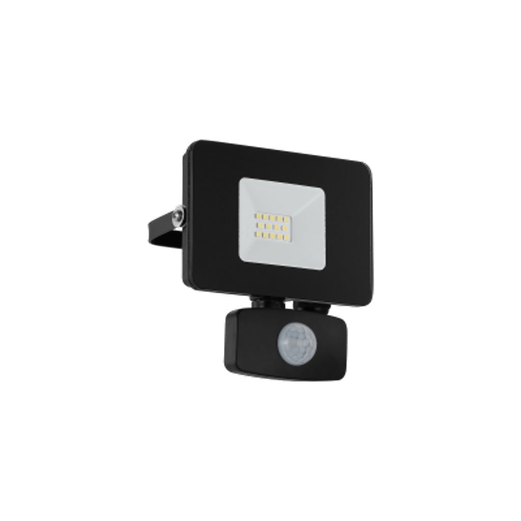 Ledspot Faedo 3 - 10w met bewegingssensor zwart Productafbeelding 