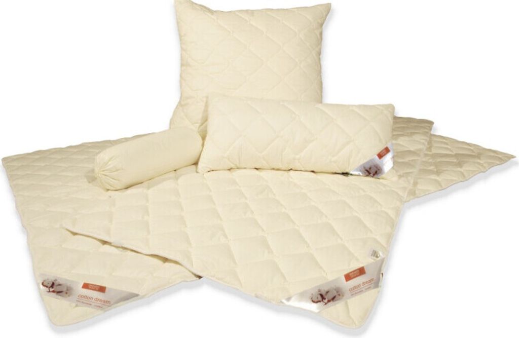 Baumwoll Sommer Bettdecke - Leicht Steppbett - Garanta Baumwolle KBA 135x200 cm