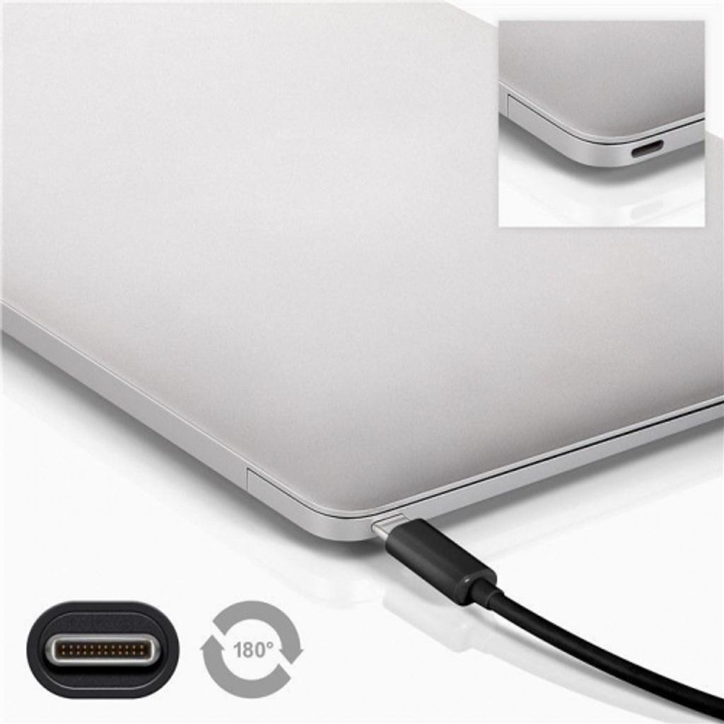 USB-C 3.1 Verbindungskabel C-Stecker -> Mini-B Stecker 1,0m Produktbild 4