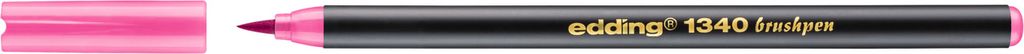 edding 1340 Pinselstift - pink - 1 Stift - flexible Pinselspitze - Filzstift zum Malen, Schreiben und Zeichnen - Bullet Journals, Hand-Lettering, M...