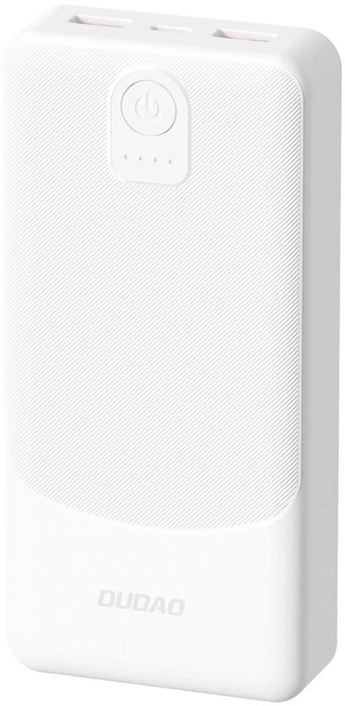 Dudao K10Pro powerbank, 20000mAh, 2x USB-A poorten, 2.4A Productafbeelding 