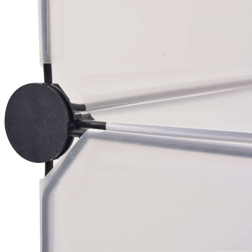 VIDAXL - Portafiori Con Ruote 83x25x83,5 Cm Ferro Nero