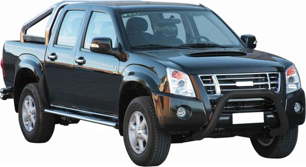 Frontbügel Frontschutzbügel für Isuzu D-Max 2006-2012 ø76mm Stahl Schwarz Schutz