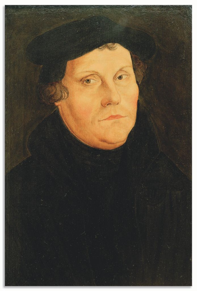 ARTland Wandbild Alu für Innen & Outdoor Martin Luther Größe: 80x120 cm
