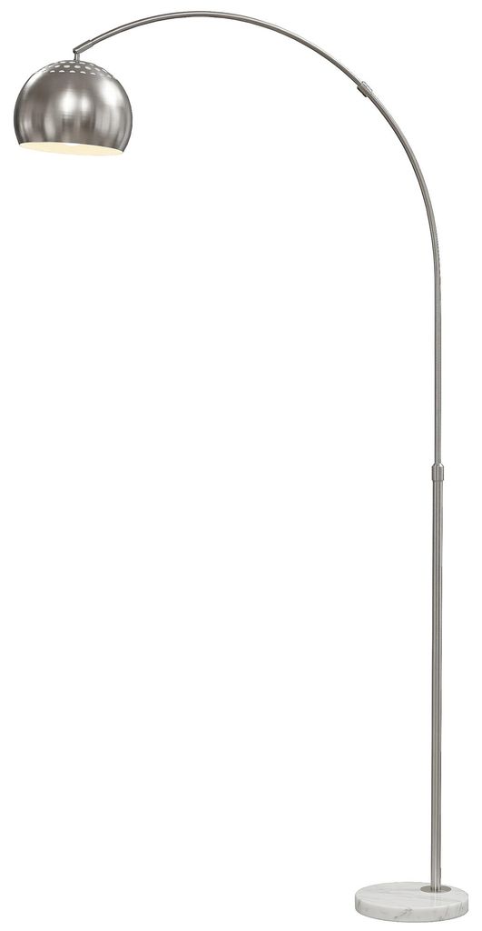 HOMCOM staande lamp voor de woonkamer, met boogvormig Productafbeelding 