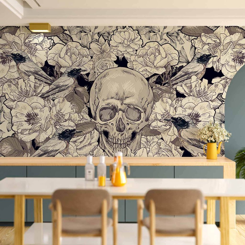 Vlies Fototapete - Inspired by art nouveau 350x256 cm Blumen b-A-0169-a-c