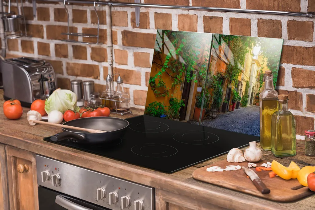 Piastra Coprifornelli 85x52 Street - Tagliere in Vetro Multifunzione - 6