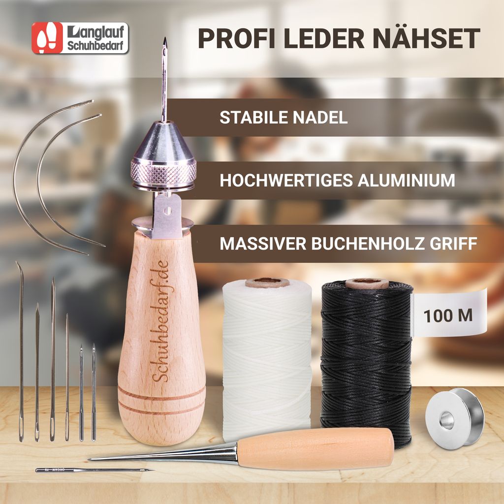 Profinähahle Leder Nähset III Nähahle Schuhmacher Kürschner Produktbild 