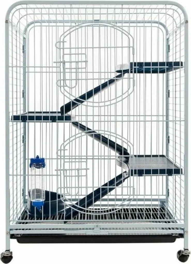Cage rongeurs Tyrol pour furet et rat grand habitat sur roues