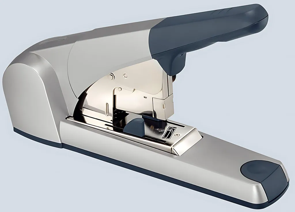 Agrafeuse LEITZ 5553 argent technologie Flat Clinch gain de place 80 f.