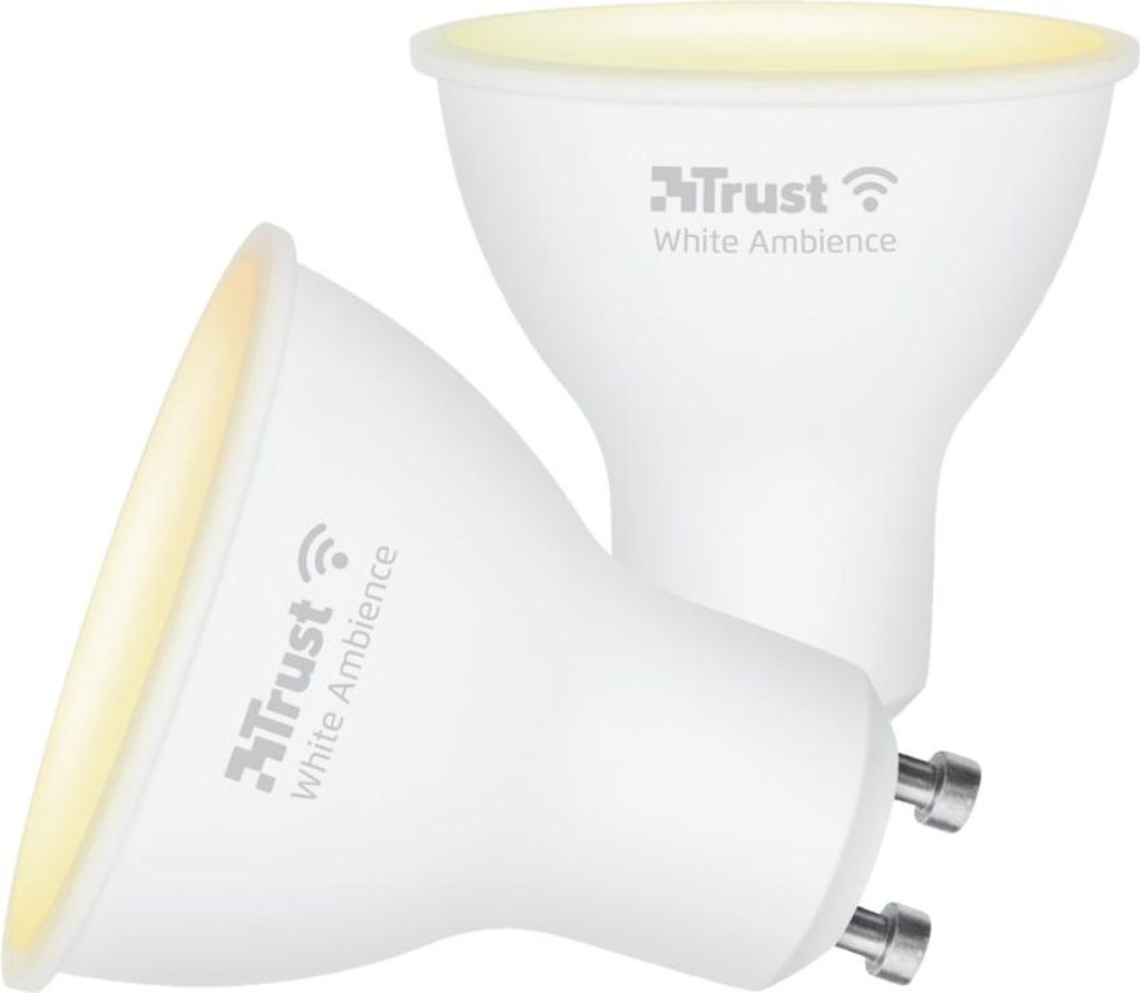 Trust 71296 Smart Lighting Intelligentes Leuchtmittel WLAN Weiß
