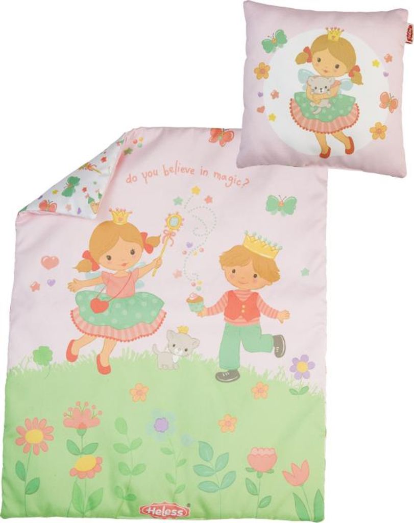 Heless Puppenbettdecke Prinzessin Emily - Puppenzubehör Bettwäsche