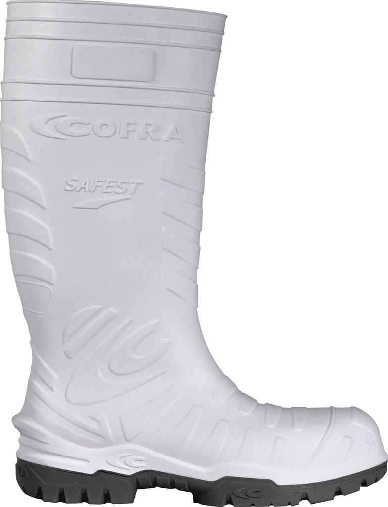 Cofra PolyurethanSicherheitsstiefel Safest white S5S nach EN ISO 20345:2022 S5S CI LG FO SR weiß Größe 45