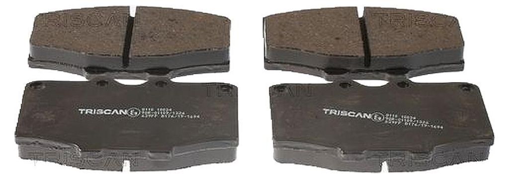 Bremsbelagsatz Scheiben 15 mm TRISCAN IAM-Expertise für u.a. TOYOTA LAND