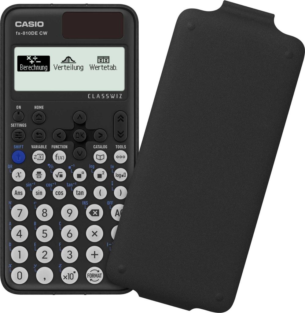 CASIO FX-810DE CW Wissenschaftlicher Taschenrechner schwarz
