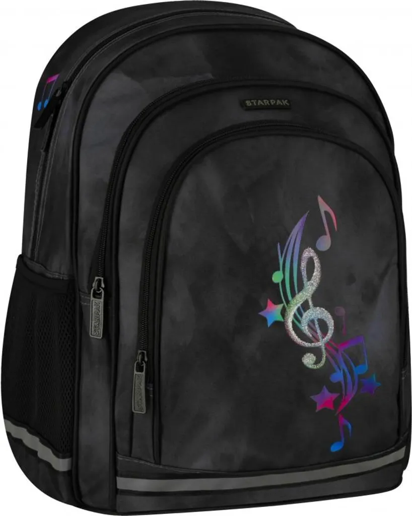 Sac à dos Musique Starpak ergonomique avec motifs notes de musique