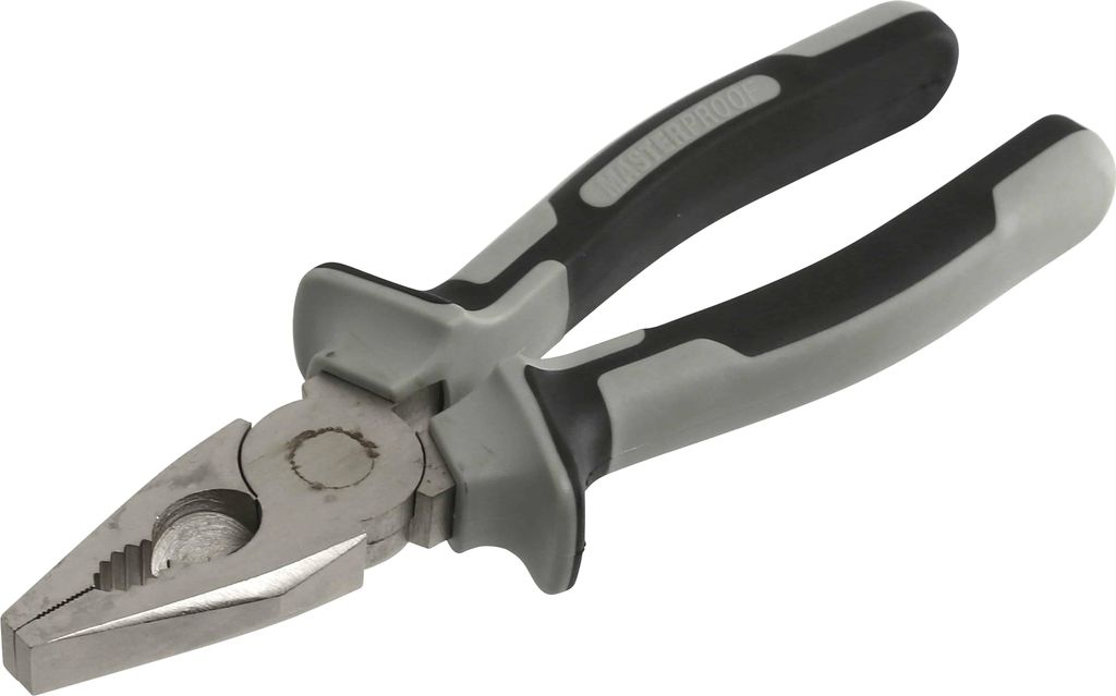 MASTERPROOF PROFESSIONAL Kombizange 200 mm, 2-K Griff für optimalen Halt