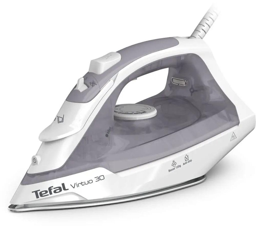 Tefal Virtuo 30 FV2C43E0, Żelazko suche i parowe, Płyta Zdjęcie produktu 