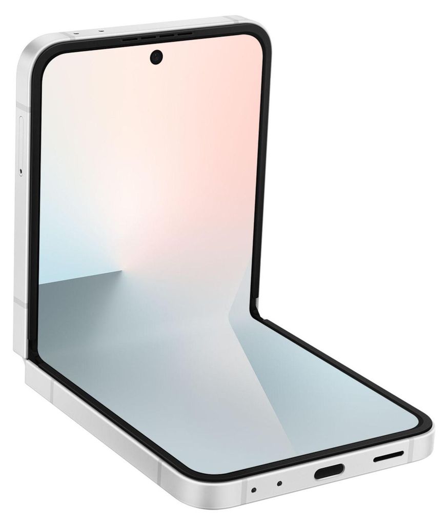 Galaxy Z Flip7 FE - White - 128 GB Produktbild 